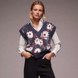 Zara Floral Vest